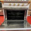 28'' Lacanche Dual Fuel Range European Style White With Brass Trim & Natural Gas (Used) - Image 5