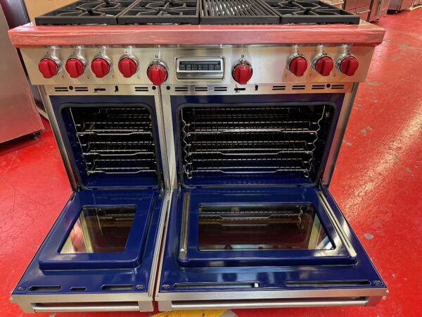 48'' Wolf Dual Fuel LP Range DF486CLP (Used Liquid Propane Only) - Image 7