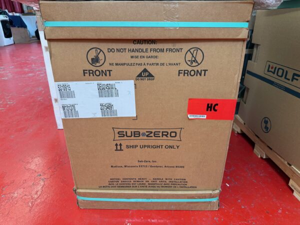 24” Subzero Under Counter Wine Storage Panel Ready DEU2450WL (New in box)