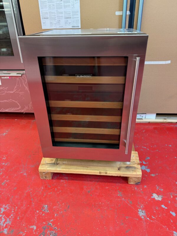 24” Subzero Under Counter Wine Storage With S/S Panel DEU2450WL (New Showroom 2022 model)