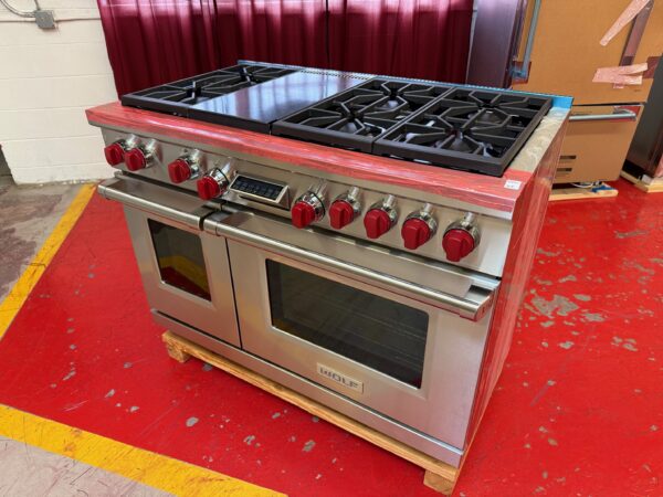 48” Wolf Dual Fuel Range DF486G (Used Natural Gas) - Image 2