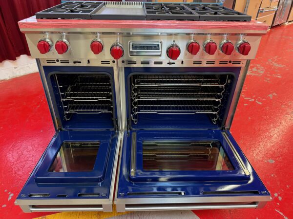 48” Wolf Dual Fuel Range DF486G (Used Natural Gas) - Image 7