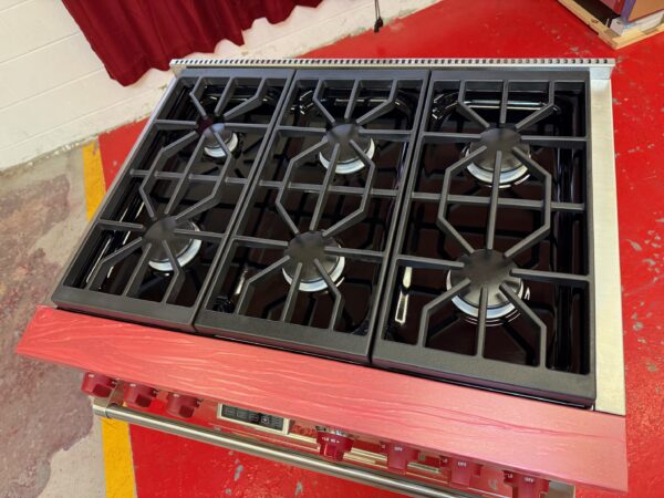 36'' Wolf Dual Fuel LP Range DF366 (Used Liquid Propane) - Image 6