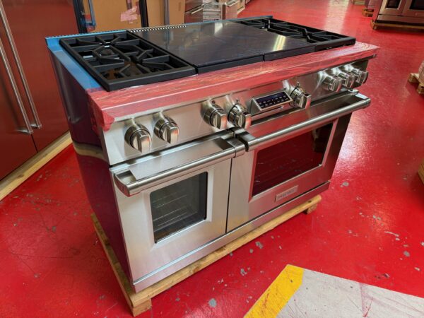 48'' Wolf Dual Fuel Range DF484CG (Used) - Image 4