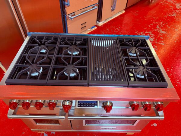 48'' Wolf Dual Fuel Range DF486C (Used) - Image 3