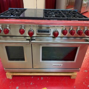 48” Wolf Dual Fuel Range DF486G (Used Liquid Propane)