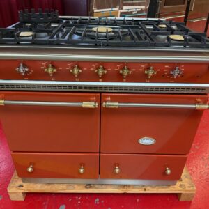 43'' Lacanche Cluny Dual Fuel Range LG1052GE Terracotta With Brass (Used)