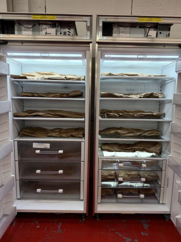 36'' Subzero Refrigerator BI36RORH & Freezer BI36FOLH Columns Panel Ready (Used 2020) - Image 6