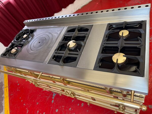 60” La Cornue Chateau 150 Dual Fuel Range CH53LGEU27 (Used Natural Gas) - Image 8