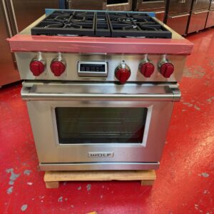 30'' Wolf Dual Fuel Range DF304 (Used Natural Gas)