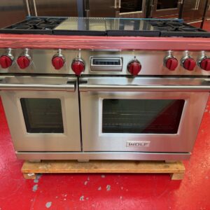 48” Wolf Dual Fuel Range DF484CG (Used Natural Gas)
