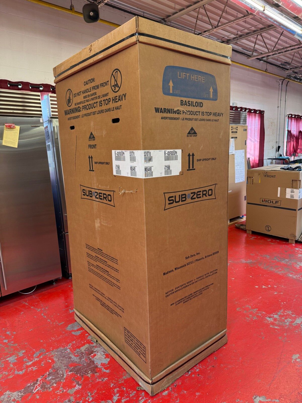 Visual Reference: 42 Subzero Refrigerator Freezer French Door With Water Dispenser