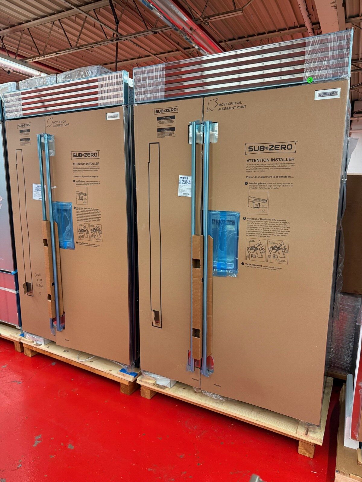 48” Subzero Refrigerator Freezer With Water Dispenser CL4850SDST (New Factory 2nd) - Image 2