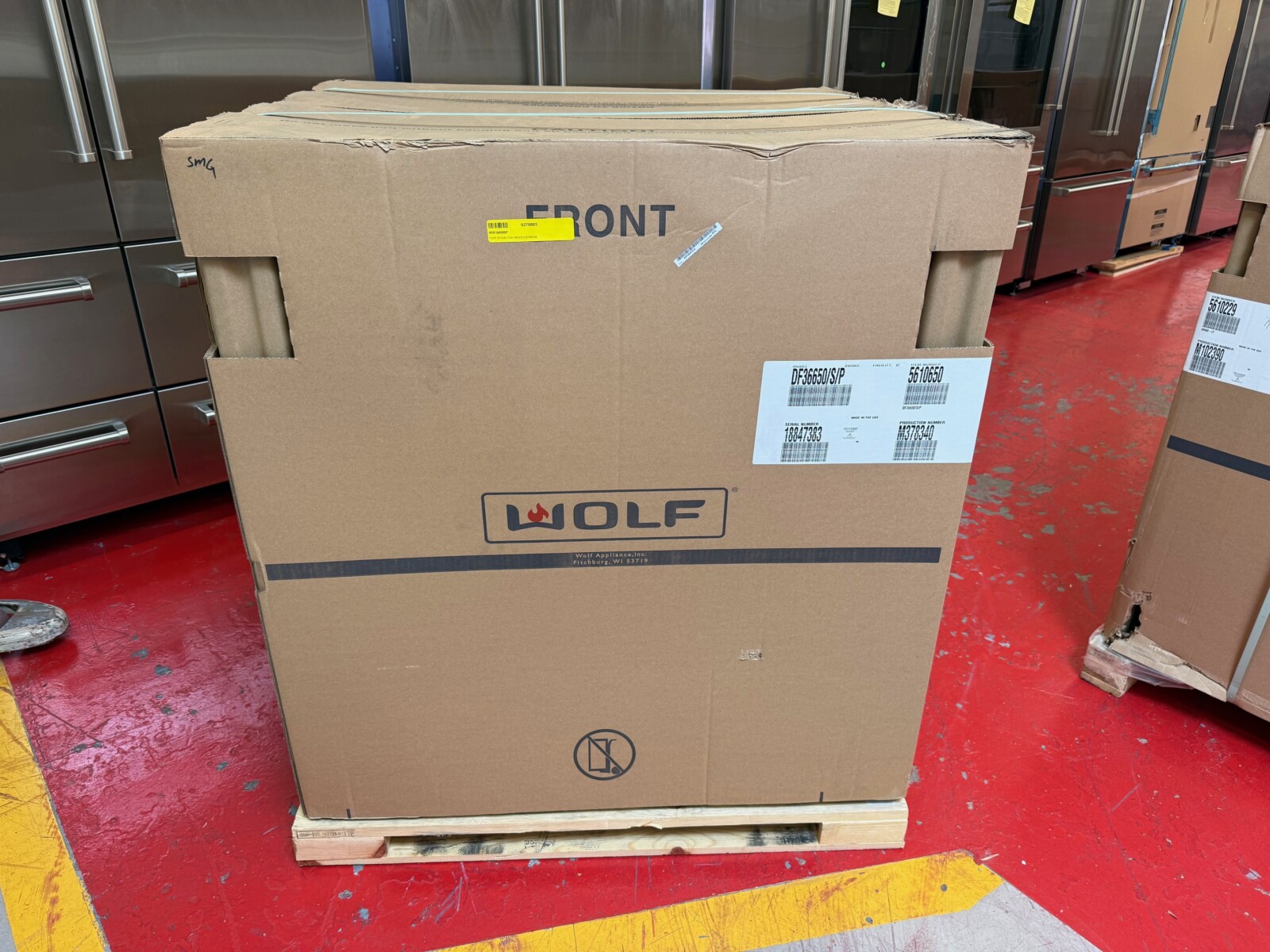 36” Wolf M Series Dual Fuel Range DF36650SP (New in Box)
