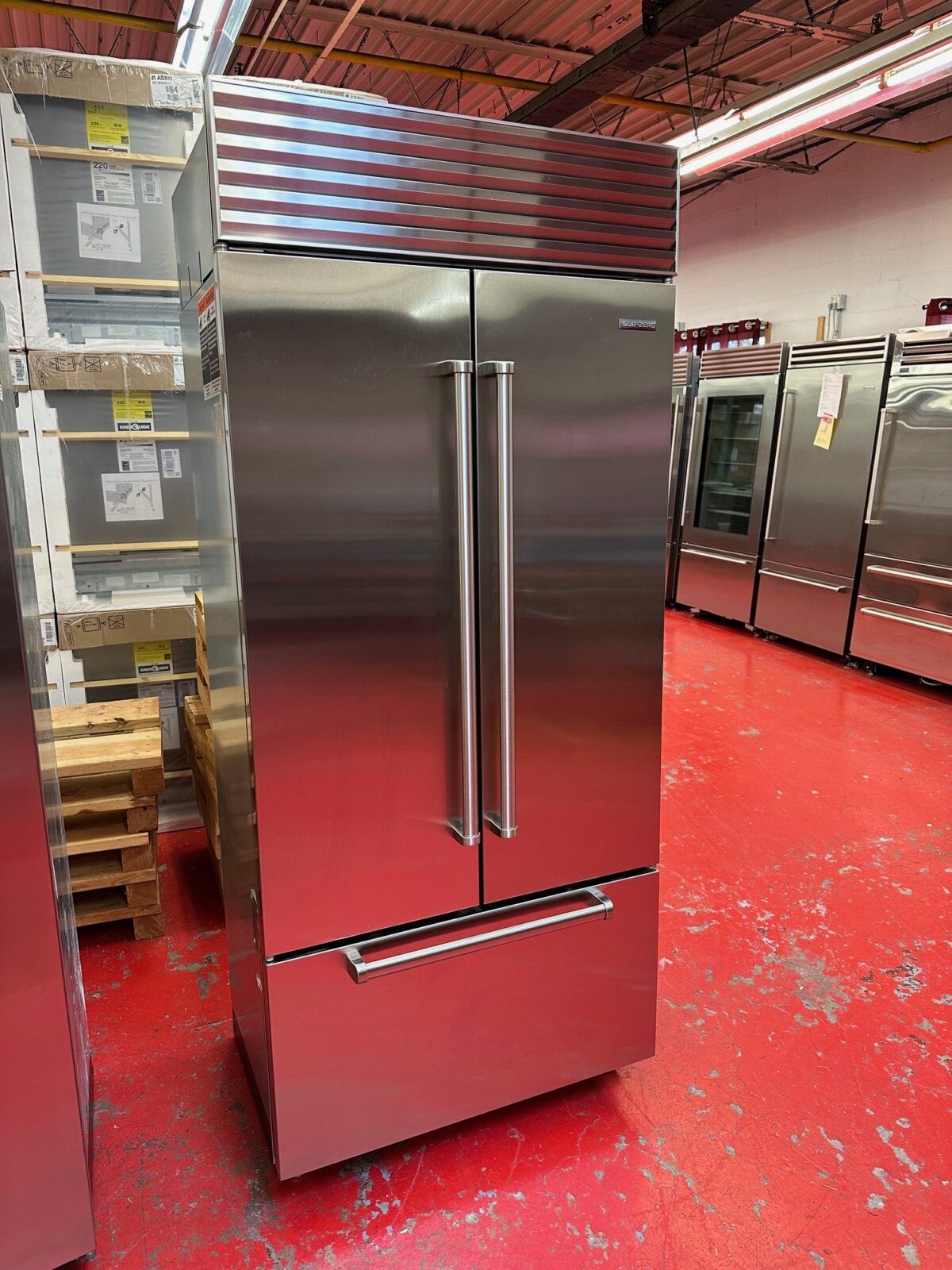 36'' Subzero Refrigerator Freezer French Door BI36UFDSPH (Used 2012) - Image 3