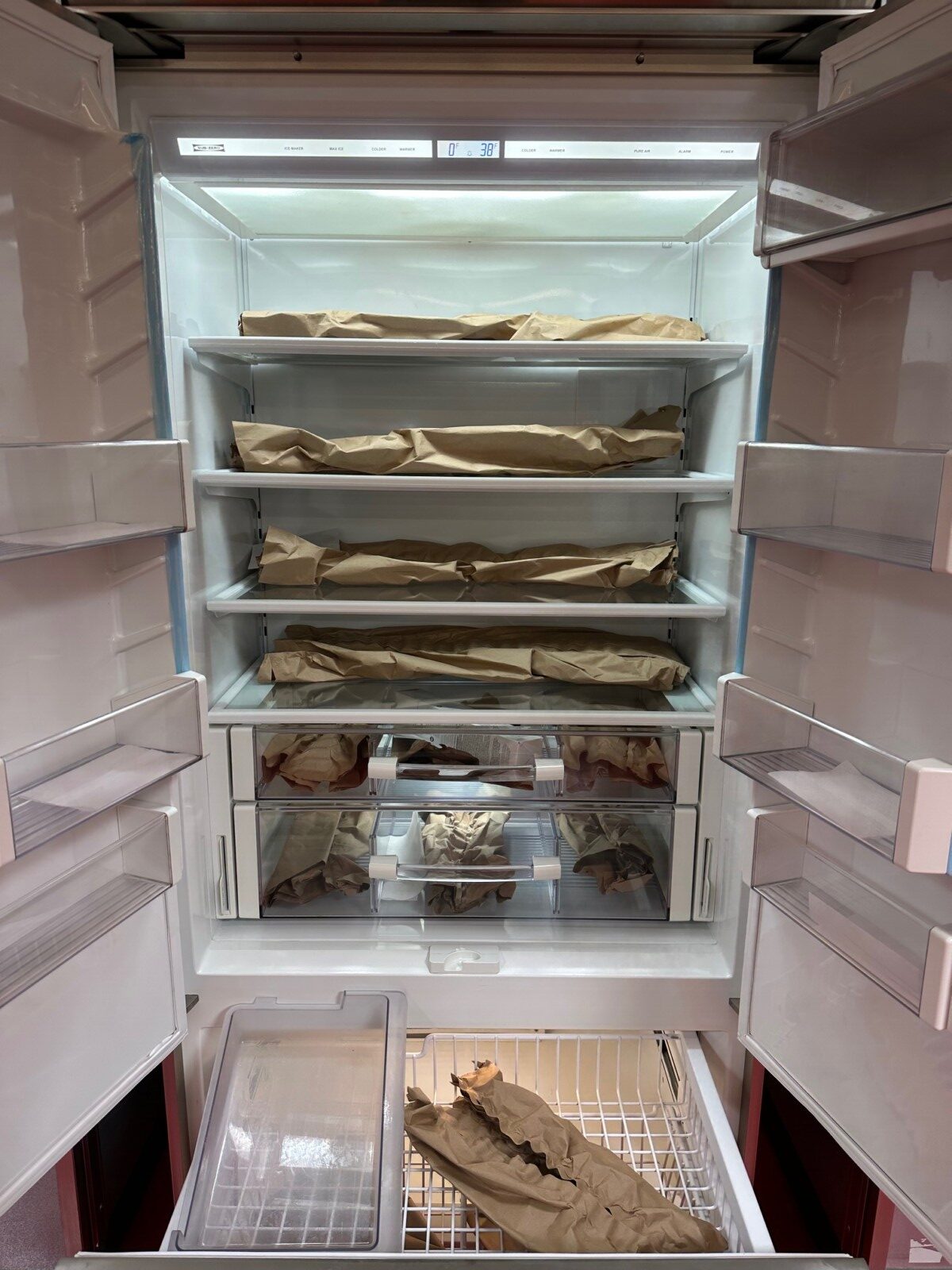 36'' Subzero Refrigerator Freezer French Door BI36UFDSPH (Used 2012) - Image 5