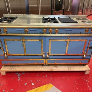70.9'' La Cornue Grand Palais 180 Dual Fuel LP Range GAPLBGEU98 Provence Blue (Used & Propane)