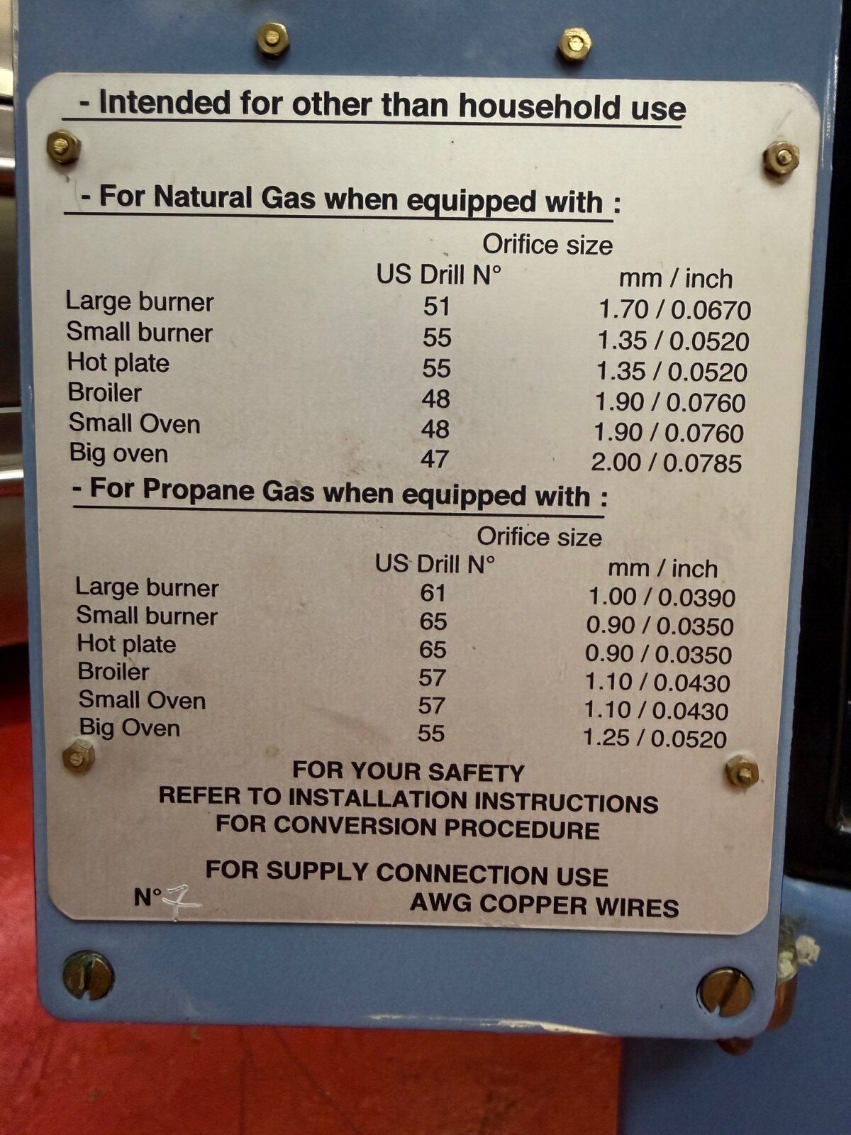 70.9'' La Cornue Grand Palais 180 Dual Fuel LP Range GAPLBGEU98 Provence Blue (Used & Propane) - Image 12