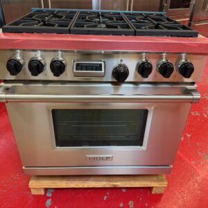36'' Wolf Dual Fuel Range DF366 (Used & Natural Gas)