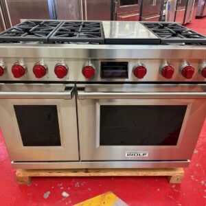 48'' Wolf M Series Dual Fuel Range DF48650GSP (New Showroom model)