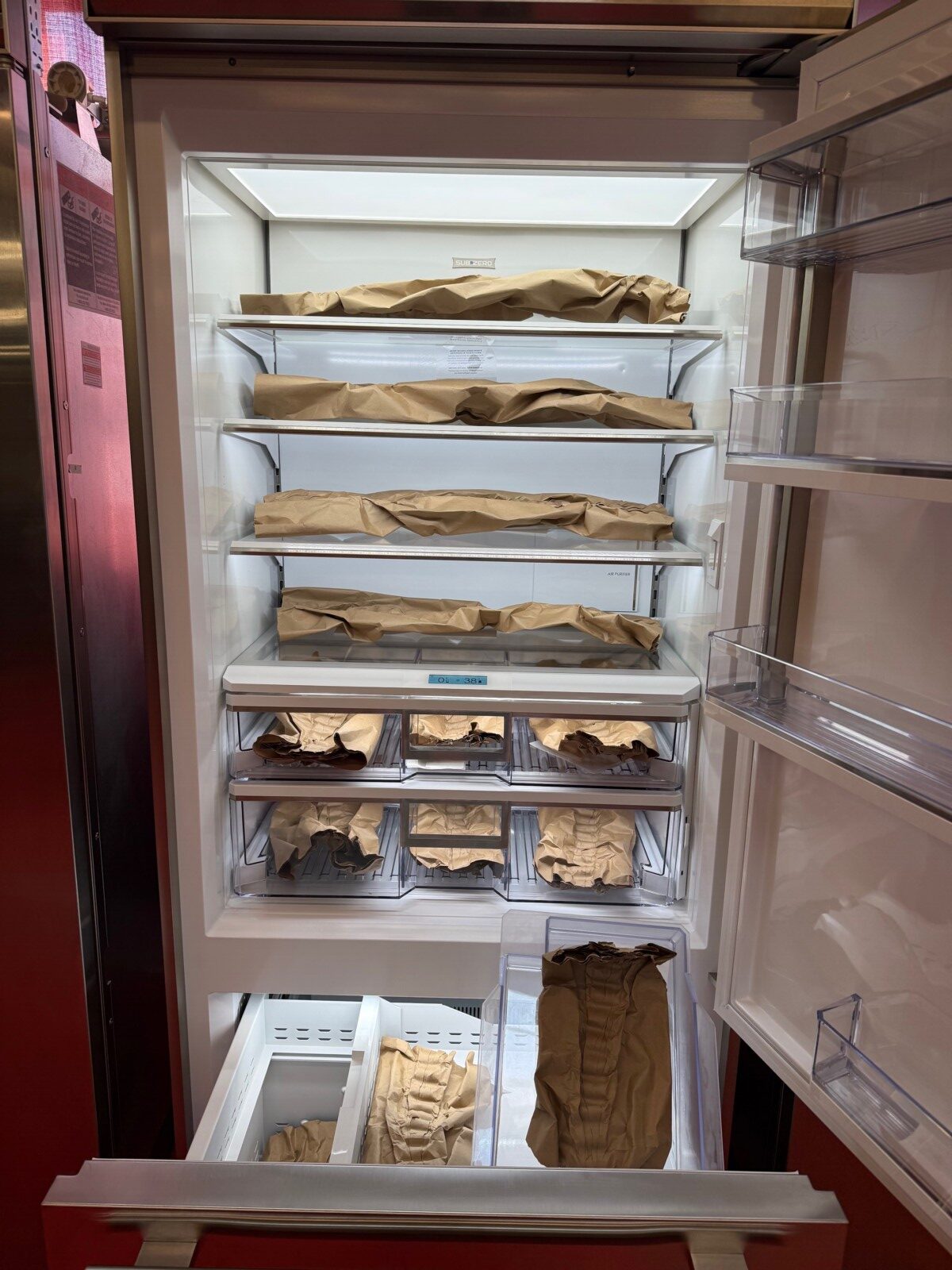 36” Subzero Refrigerator Freezer With Internal Water Dispenser CL3650UIDSTR (Used 2025 Model) - Image 5