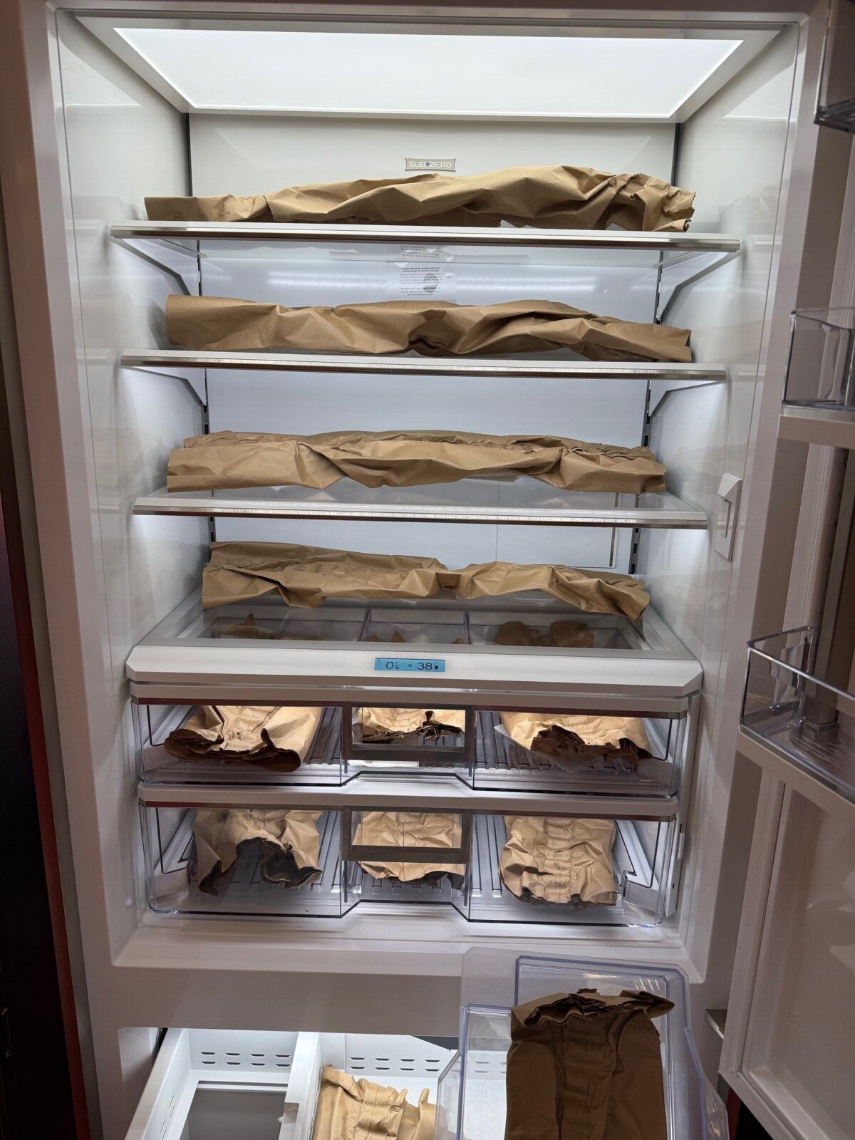 36” Subzero Refrigerator Freezer With Internal Water Dispenser CL3650UIDSTR (Used 2025 Model) - Image 6