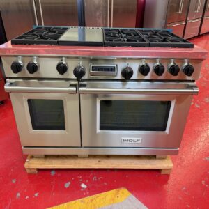 48'' Wolf Dual Fuel LP Range DF486GLP (Used)