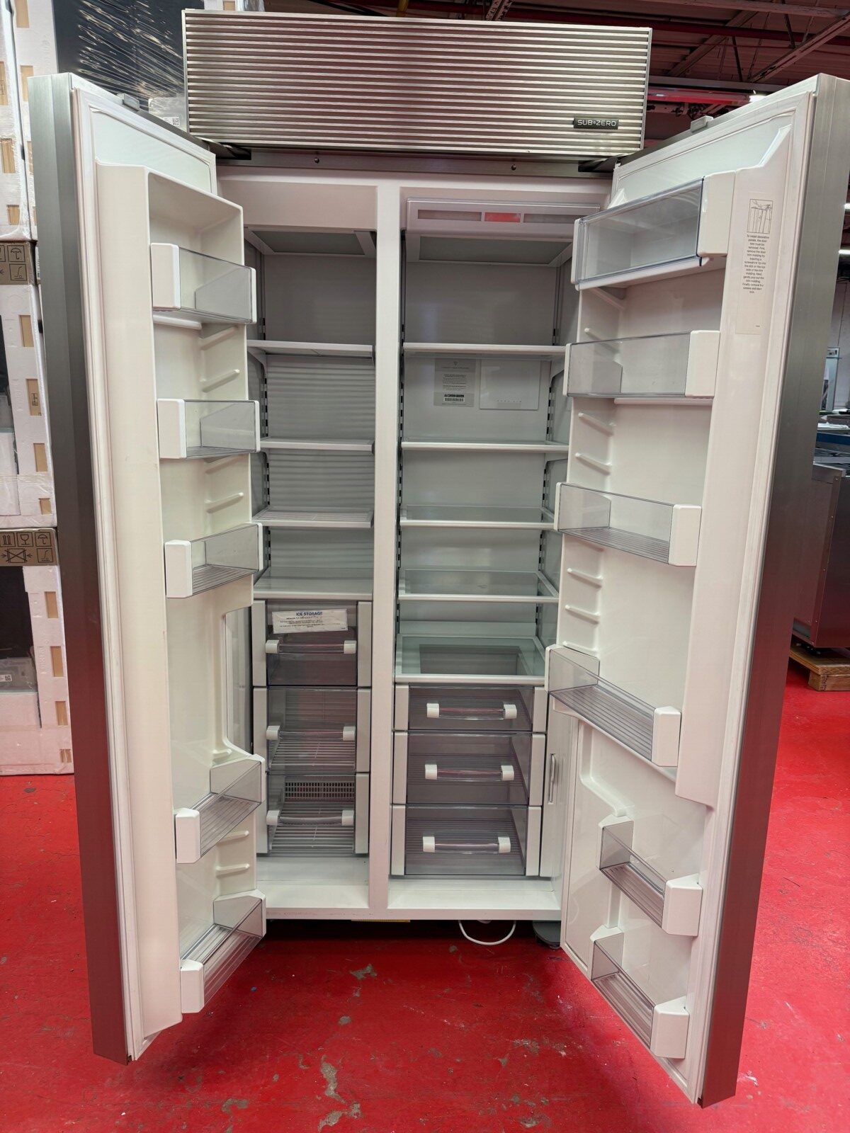 36'' Subzero Refrigerator Freezer Panel Ready BI36SO (Used 09/2018) - Image 5