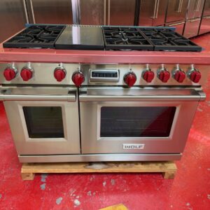 48” Wolf Dual Fuel Propane Range DF486GLP (Used)