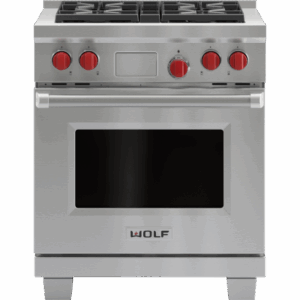 30” Wolf Dual Fuel Range DF304 (Used & Natural Gas)