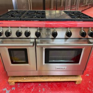 48'' Wolf Propane Range GR486CLP (Used, Propane)