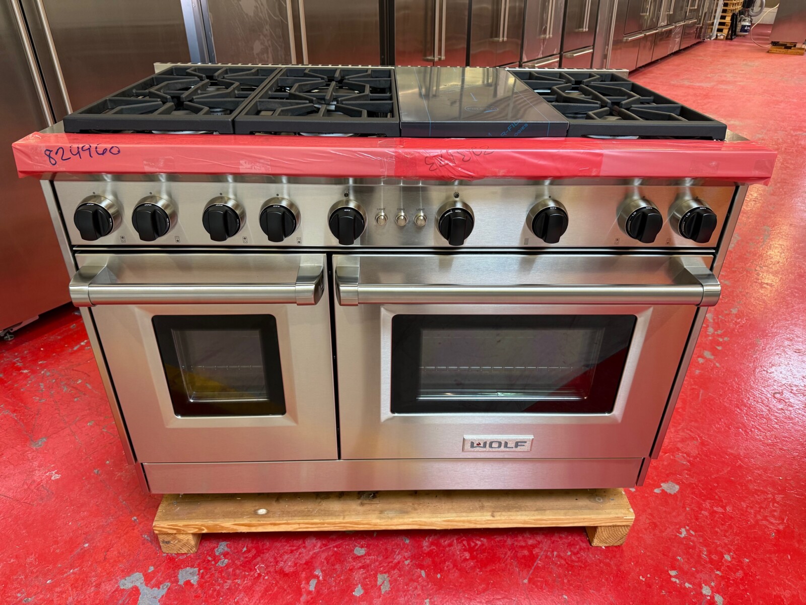 48'' Wolf Propane Range GR486CLP (Used, Propane)