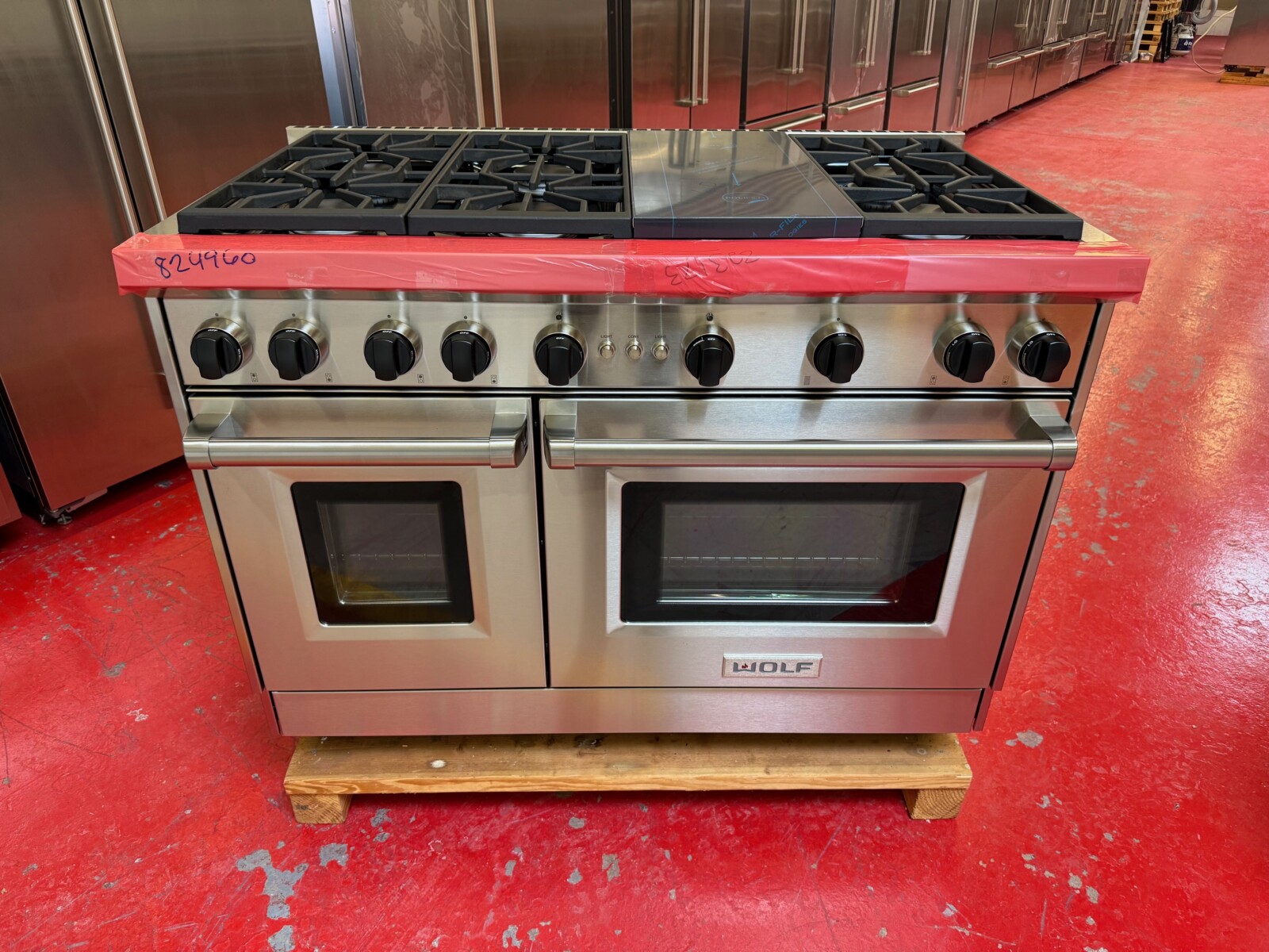 48'' Wolf Propane Range GR486CLP (Used, Propane) - Image 2