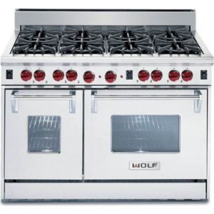 48'' Wolf Gas Range R488 (Used & Natural Gas)
