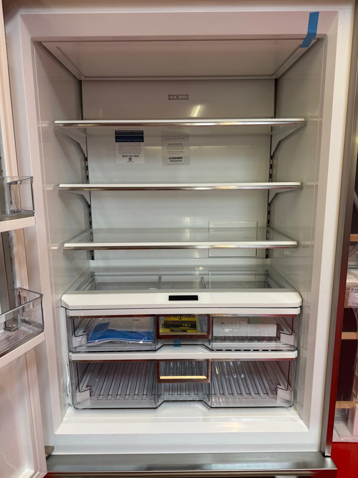 36” Subzero Refrigerator With Bottom Freezer CL3650USTL (New 2024) - Image 6