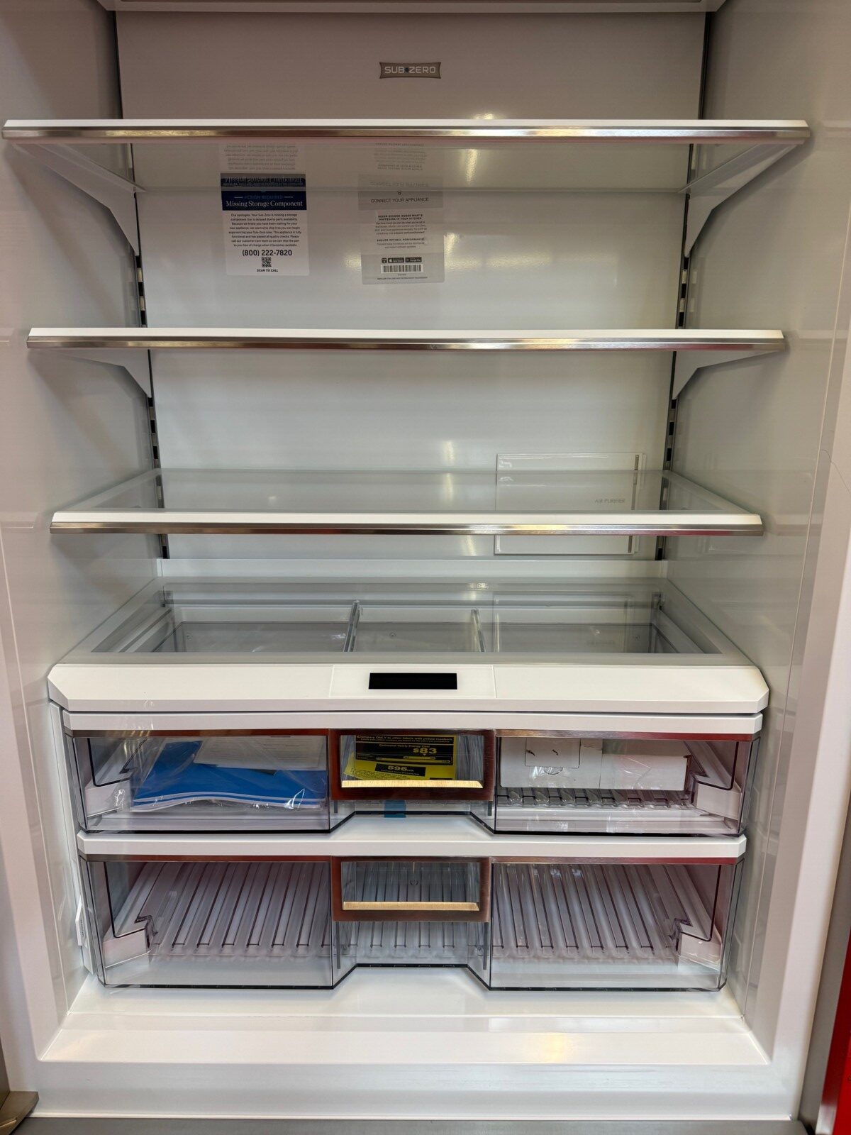 36” Subzero Refrigerator With Bottom Freezer CL3650USTL (New 2024) - Image 7