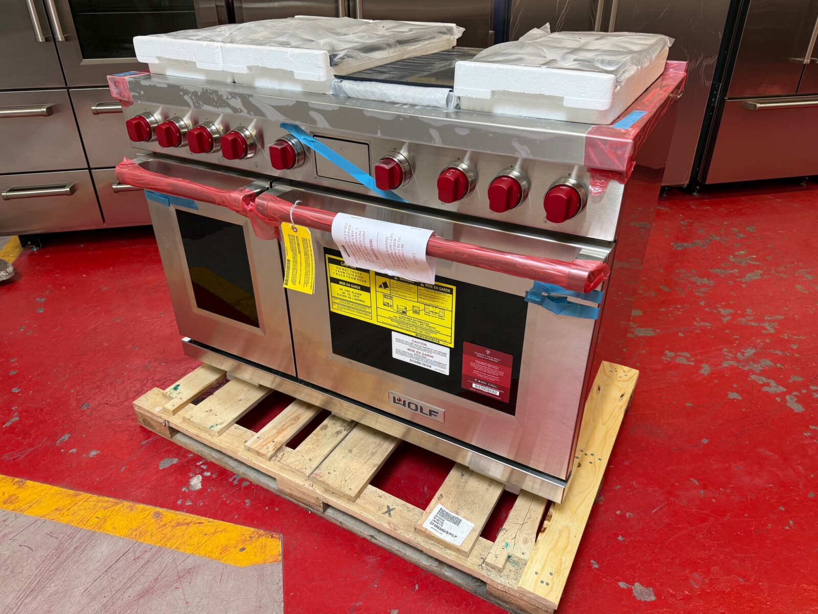 48'' Wolf M Series Dual Fuel Propane Range DF48650GSPLP (New) - Image 2