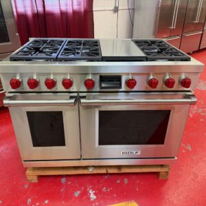 48'' Wolf M Series Dual Fuel Range DF48650CSP (Never used)