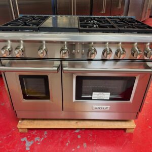 48” Wolf Gas Range GR486G (Used)