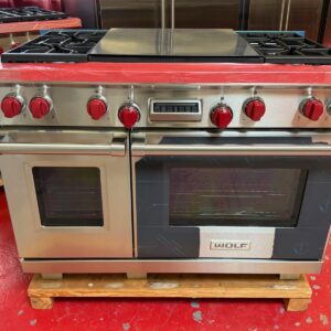 48'' Wolf Dual Fuel Range DF484DGLP (Used & Natural Gas)