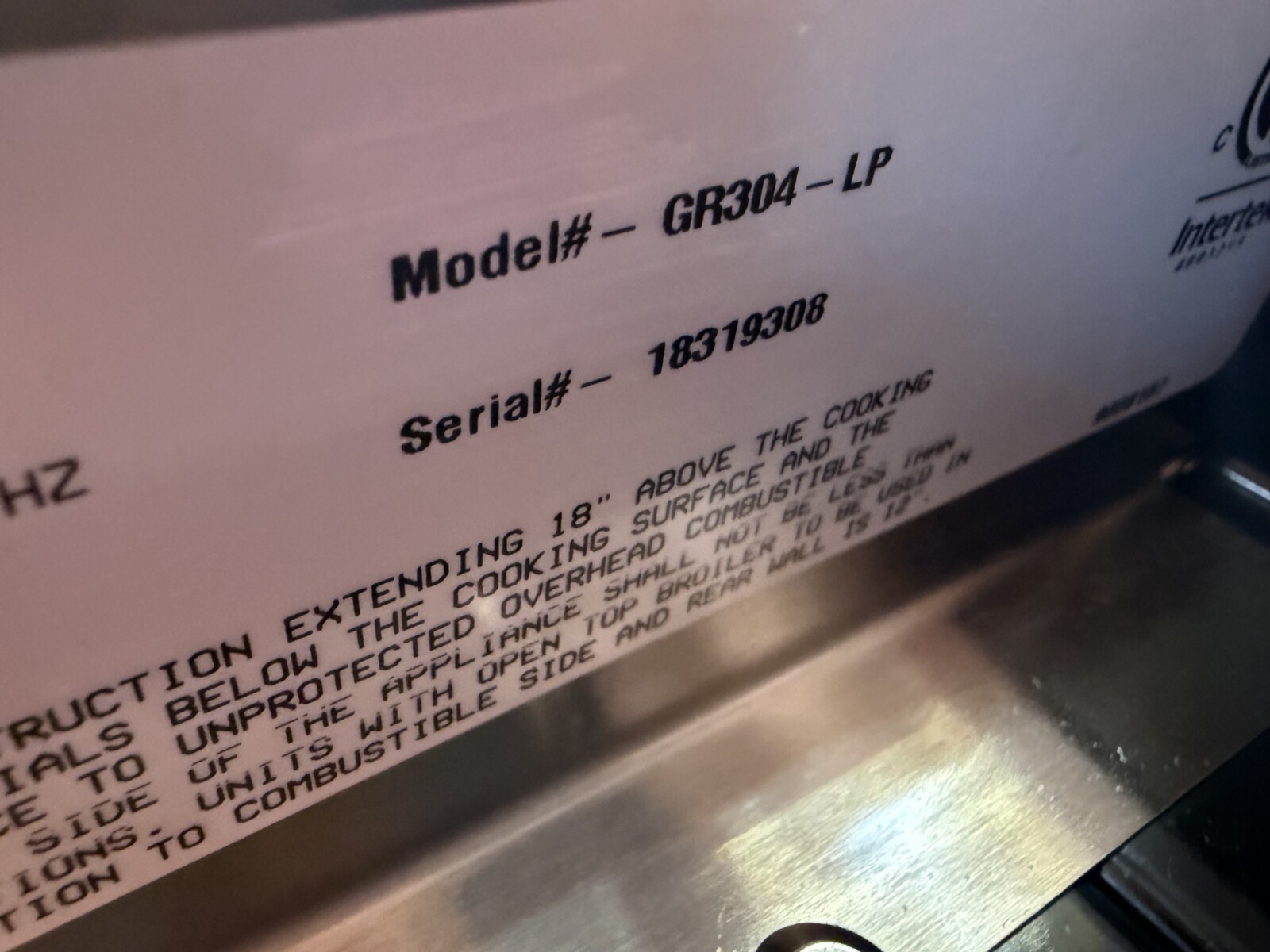 30'' Wolf Propane Range GR304LP (Used) - Image 10