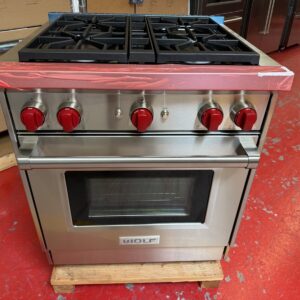 30” Wolf Gas Range GR304 (Used Natural Gas)