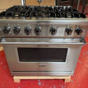 36'' Viking Professional Gas Range VGR5366BSS (Used 2021)