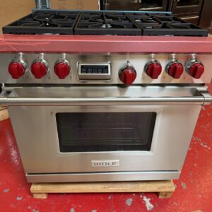 36” Wolf Dual Fuel Range DF366 (Used & Natural Gas)