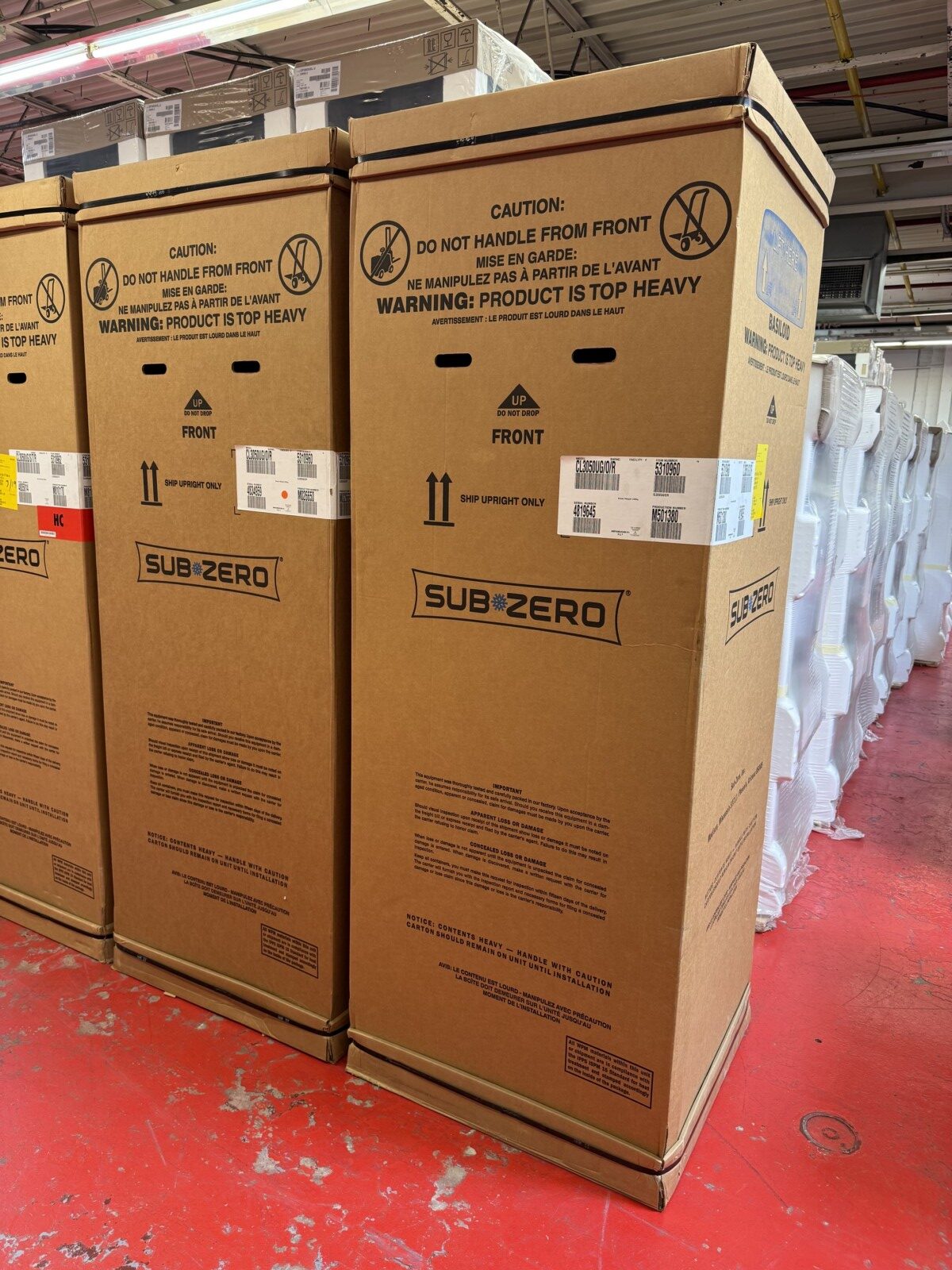 30” Subzero Refrigerator Panel Ready With Glass Door CL3050UGOR (New in Box) - Image 4
