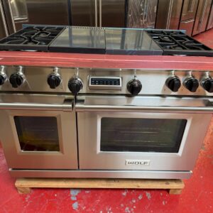 48'' Wolf Dual Fuel Propane Range DF484CGLP (Used)