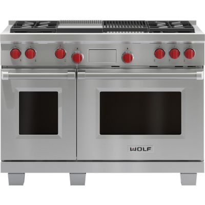 48'' Wolf Dual Fuel Propane Range DF484CGLP (Used)