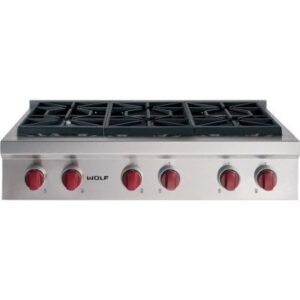 36'' Wolf Propane Range Top SRT366LP (Used)