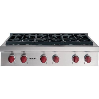 36'' Wolf Natural Gas Range Top SRT366 (Used)